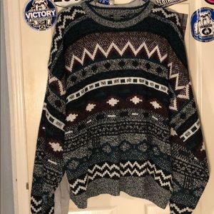 Vintage oversized knit sweater